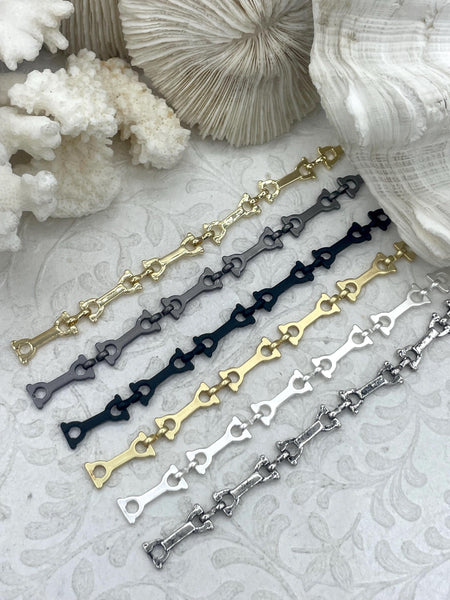 Snake Link Necklace with Horse Bit – XOLO JEWELRY