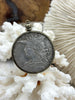 Image of Reproduction French Madagascar Medal Coin Pendant 39mm, Coin Bezel, French coin, Art Deco Coin, Gold or Silver, 2 bezel colors. Fast Ship