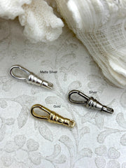 Lobster Spring Gate Clasp, Push Clasp, Spring Gate Oval. Swivel Spring Gate, Push Clip, Spring Gate Pendant. Necklace Extender Fast Ship