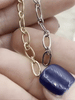 Image of Mixed Link Cable Chain, by the foot. Lg Link 7.6mm x 3.8mm Sm link 4.2mm x 3.2mm  Gold and Silver  Fast ship