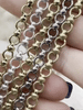 Image of Brass Mixed Link Small Cable Chain Round sold by the foot. 6mm round.  Electroplated brass, 5 Finishes Fast ship