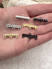 Zinc Alloy Multi Chain Connector, Multi Strand Connector, 6 Finishes, . Fast Ship