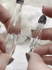 Image of Clear Crystal Pendants and charms with Clear and Gunmetal Cubic Zirconia. 4 Styles of Charms and Pendants, Clear Crystal. Fast Shipping