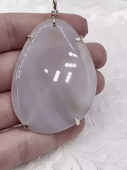 Mixed Color Agate Pendant with Brass Gold or Silver Wire Wrapped Bezel Natural Stone , Variety of Sizes and Colors.Stone Pendant Fast Ship