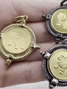 Image of Bulldogs coin, Bulldog Pendant, Bulldog Necklace, Game Day Glam,Collegiate, Coins, Dawgs, Go Dawgs, Georgia Bulldogs 5 bezel colors Fast Ship