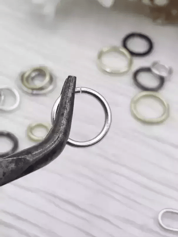 Jump Rings Matte Silver, 4mm, 6mm, 8mm, 10mm, or 12mm, PK of 10, Brass Jump Rings, OPEN Ring, Heavy 15 GA (1.8mm) Jump Rings, Fast Ship