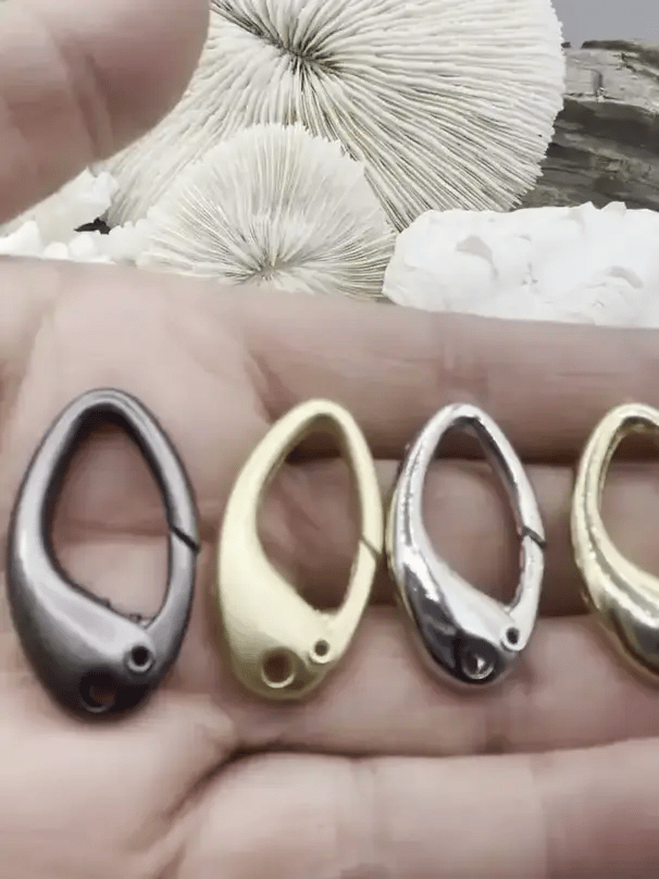 Spring Clasp, 33mmx18mm, Zinc Alloy 5 colors, Easy Open Spring Spring Clasp, 33mmx18mm, Zinc Alloy 5 colors, Easy Open Spring