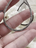 Image of Large Teardrop Crystal Charm Pendants, Rhinestone Pave Large, 62mm, x 43mm x 2mm Charm/Pendant, Bronze, Gold, Silver, Gunmetal, Fast Ship