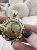 Image of Crazy Lace Agate Stone Pendant with Bezel, Natural Stone Cabochon, comes in a variety of patterns,3 bezel colors, Natural Stone, Fast Ship.