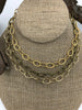 Image of Brass Medium Cable Chain Oval sold by the foot. 12mm x 8mm oval. Electroplated brass, 3 finishes Fast ship