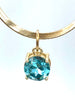 Image of Round Solitaire CZ & Crystal Pendant Cubic Zirconia Pendant 10mm 15 colors Fast Shipping