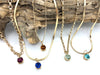 Image of Round Solitaire CZ & Crystal Pendant Cubic Zirconia Pendant 10mm 15 colors Fast Shipping