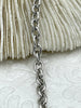 Image of Small Cable Chain Smooth Oval sold by the foot. 3.5mm x 5mm. Wire 1mm. Electroplated base metal, 6 finishes available. Fast ship