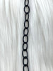 Image of Brass Medium Cable Chain Oval sold by the foot. 12mm x 8mm oval. Electroplated brass, 3 finishes Fast ship