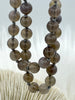 Image of GRAY AGATE Hand Knotted Gemstone Necklace, 36" Agate, 8mm Polished finish with Gray thread. Fast ship