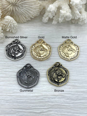 Horse Pendant, Whip Stirrup & Bit, Horse Charm, Equestrian Charm, Horse Pendant, Equestrian Pendant, 39mm x 35mm, Zinc Alloy, Fast Ship