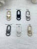 Image of Spring Gate Clasp, Gate Clasp, Push Clasp, Spring Gate Oval. Swivel Spring Gate, Push Clip, Spring Gate Pendant. Necklace Extender Fast Ship