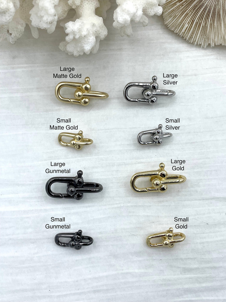 U Shape Lobster Clasp, U Carabiner Clasp, Fast Ship. - Bling by A – Bling  By A