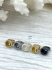 Image of Brass Tie Bar End Cap Connectors 7mm, End Cap With Tie Bars, DIY End Cap Clasps ,Brass Clasp, Finding/connector, 2 colors Sold as a pair