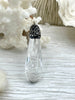 Image of Clear Crystal Pendants and charms with Clear and Gunmetal Cubic Zirconia. 4 Styles of Charms and Pendants, Clear Crystal. Fast Shipping