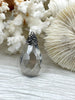 Image of Smokey Crystal Pendants and charms with Clear and Gunmetal Cubic Zirconia. 4 Styles of Charms and Pendants, Smokey Crystal. Fast Shipping