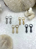 Image of Brass Hand/Fist Snap Clasp, Figa Clasp, Snap Circle, Round Snap Ring, 6 Finishes, Necklace Building Extender,Charm Holder,FastShip WHOLESALE