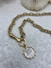 Image of Brass Hand/Fist Snap Clasp, Figa Clasp, Snap Circle, Round Snap Ring, 6 Finishes, Necklace Building Extender,Charm Holder,FastShip WHOLESALE
