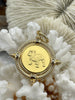 Image of Bulldogs coin, Bulldog Pendant, Bulldog Necklace, Game Day Glam,Collegiate, Coins, Dawgs, Go Dawgs, Georgia Bulldogs, Gold Bezel, Fast Ship
