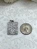 Image of High Quality Brass Tree Charm/Pendant, Tree of Life Pendant, Tree Gold or Rhodium Plated, 27mm x 21mm x 2.25mm, 3 Finishes. Fast Ship