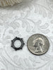 Image of Brass Snap Clasp, Snap Circle with Dots, Round Snap Ring, Snap Gate Clasp, Necklace Building Extender, Charm Holder, FastShip WHOLESALE