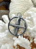 Image of Soldered Crystal Pendants and charms. Cross Soldered Charm, 4 Styles of Pendants, 2 colors of soldering, Clear Crystal. Fast Shipping