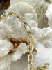 Image of Gold Plated Stainless Steel Multilink Textured Chains, 3 styles, Handmade Chains, Stainless Steel HIGH QUALITY, Sold by the ft. Fast Ship