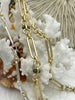 Image of Mixed Link Mixed Metal Cable Chain, by the foot. Lg Link 22mm x 6mm, Sm links 8mm round and 7mm,Electroplated Base Metal, 4 styles,Fast ship