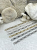Image of Mixed Link Cable Chain, by the foot. Lg Link 16mm x 7.5mm Sm Ring 5.25mm Electroplated Base Metal, Open Links, Six Finishes, Fast ship