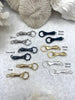 Image of Brass Hand/Fist Snap Clasp, Figa Clasp, Snap Circle, Round Snap Ring, 6 Finishes, Necklace Building Extender,Charm Holder,FastShip WHOLESALE