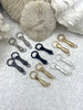 Image of Brass Hand/Fist Snap Clasp, Figa Clasp, Snap Circle, Round Snap Ring, 6 Finishes, Necklace Building Extender,Charm Holder,FastShip WHOLESALE