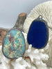 Image of Soldered Natural Stone Pendants, Oval Stone Pendants with Gunmetal Soldering, Comes in 6 Different Natural Stone Varieties, Fast Ship.
