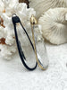 Image of Clear Crystal Teardrop, Gold or Matte Black Soldered Pendants. Teardrop Soldered Charm, Drop Soldered Pendants, 2 Styles. Fast Shipping