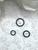 Image of Jump Rings Textured Gunmetal, 4mm, 6mm, or 8mm, Pack of 10, Brass Thin Gauge, OPEN Ring, Heavy 18 GA (1mm) Sturdy Jump Rings, Fast Ship