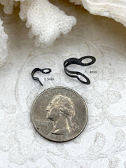 Gunmetal Ball Chain Connectors, Individually or in Sets, 3 Sizes, 2.3mm, 4mm, 8mm, Made of Plated Brass Connectors, Chain Sold Separately.