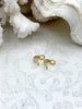 Image of Matte Gold Ball Chain Connectors, Individually or in Sets, 3 Sizes, 2.3mm, 4mm, 8mm, Gold Plated Brass Connectors, Chain Sold Separately.