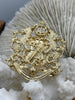 Image of Brass Vintage Style Coat of Arms Pendant, High Quality Brass Pendants, 6 Finishes, Vintage, Lion Crown Shield Crest, 47mm x 41mm, Fast Ship