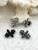 Image of T Shape Bar Connector, Double Hole Connector, Plated Zinc Alloy Finding, T Shape Bar Connector, 7 styles. Fast Ship