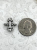 Image of T Shape Bar Connector, Double Hole Connector, Plated Zinc Alloy Finding, T Shape Bar Connector, 7 styles. Fast Ship