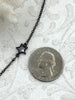 Image of Dainty Gunmetal chains, Plated Brass Chain, Star CZ Chain, CZ Chain, Star Gunmetal Chain, By the Foot, Fast Ship