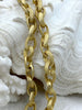 Image of Textured Cable Chain, by The Foot. Link size 11.5mm x 8.5mm x 3mm, 4 Styles, Cast Zinc Alloy Chain Choose from Drop Down Menu Fast ship