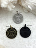 Image of Champagne Coin Pendant, Bley Frères, Champagne Token Reproduction 28mm, French Coin Pendant, Champagne Medallion 3 Finishes. Fast Ship