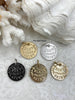 Image of Champagne Coin Pendant, Bley Frères, Champagne Token Reproduction 28mm, French Coin Pendant, Champagne Medallion 5 Finishes. Fast Ship