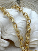Image of Textured Cable Chain, by The Foot. Link size 11.5mm x 8.5mm x 3mm, 4 Styles, Cast Zinc Alloy Chain Choose from Drop Down Menu Fast ship