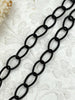 Image of Brass Medium Cable Chain Oval sold by the foot. 12mm x 8mm oval. Electroplated brass, 3 finishes Fast ship